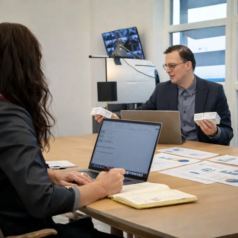 Porada tímu v kancelárii